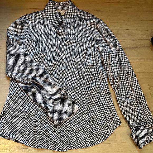 EUC Italian blunauta 3-piece silk set- skirt, tank, cuff linked button-up - Picture 1 of 13